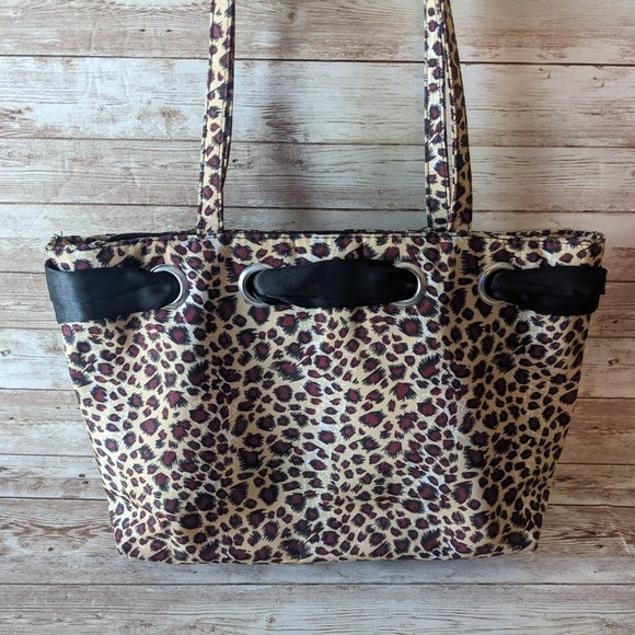 Leopard Print Shoulder Bag - Picture 2 of 7